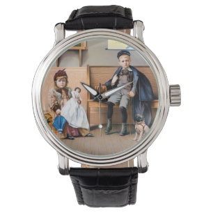 RELÓGIO DE PULSO POSTER DA ESTRADA DE FERRO, 1898