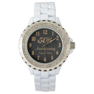 Relógio De Pulso Presentes personalizados de 50 anos para ele ou pa