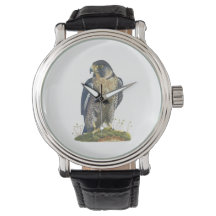 Relógio de pulso preso Peregrine Falcon Leather