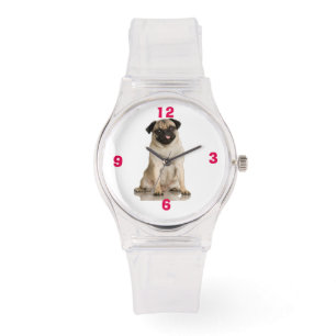 Relógio De Pulso Pug Pu-Pu