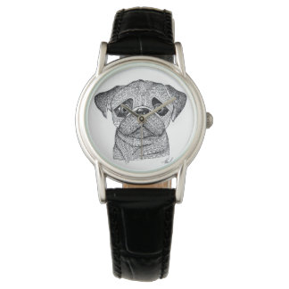 Relógio De Pulso Pug Watch