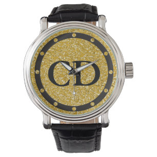 Relógio De Pulso PURE DOURADO Patterno + sua imagem e monograma