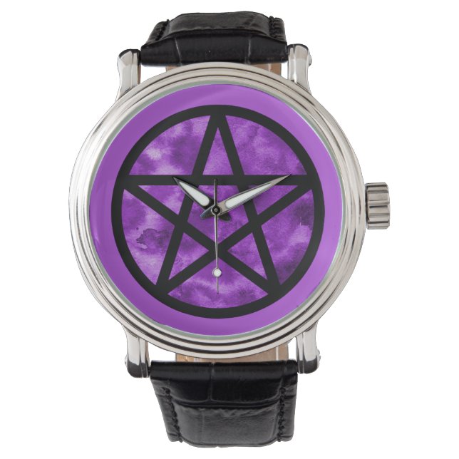 Relógio De Pulso Purple Pentacle Watch (Frente)