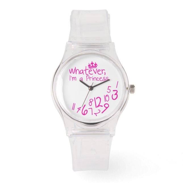 Relógio De Pulso que seja, sou uma princesa (Frente)