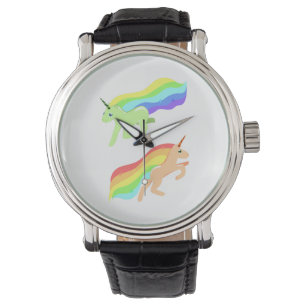 Relógio De Pulso Rainbow Unicorns