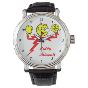 Relógio De Pulso Reddy Kilowatt Muito Divertido