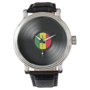 Relógio De Pulso Reggae do vinil