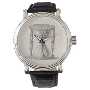 Relógio De Pulso relógio, ampulheta do vintage, elegante