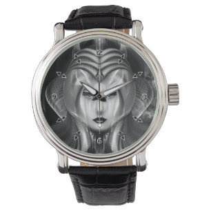 Relógio De Pulso Retrato Da Cyiria Midnight Bright Wrist Watch