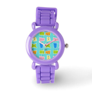 Relógio De Pulso Retro Atomic Kitsch Kid's Watch