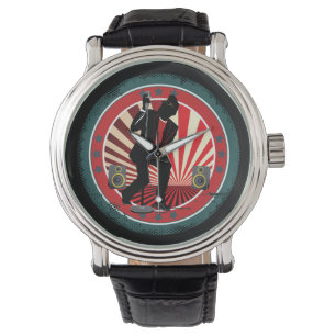 Relógio De Pulso Retro Rock n Roll Music Watch