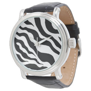 Relógio De Pulso Retro Zebra Watch