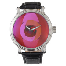 Relógio de Pulso Rosa Moderno