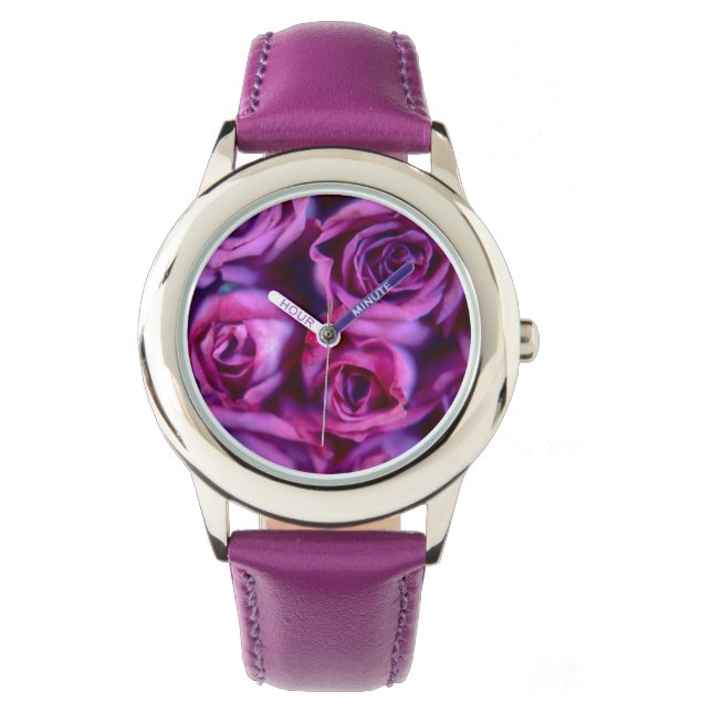 Relógio De Pulso Rosas (Frente)