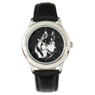 Relógio De Pulso Rouco Watch Siberian Husky Malamuute Wrist Watch