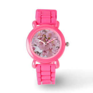 Relógio De Pulso Sakura Cherry Blossoms Rosa Pálido