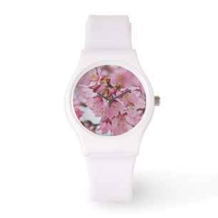 Relógio De Pulso Sakura Cherry Blossoms Rosa Pálido