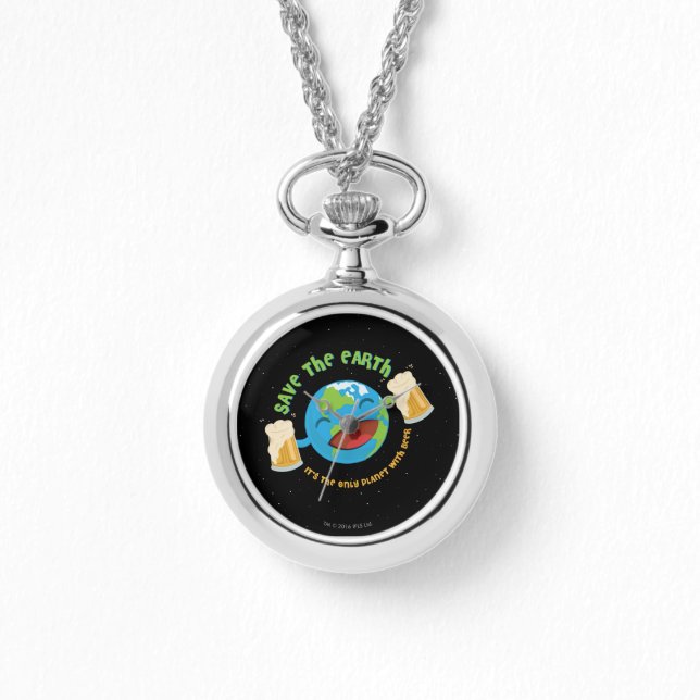 Relógio De Pulso Salvar a Terra (Frente)