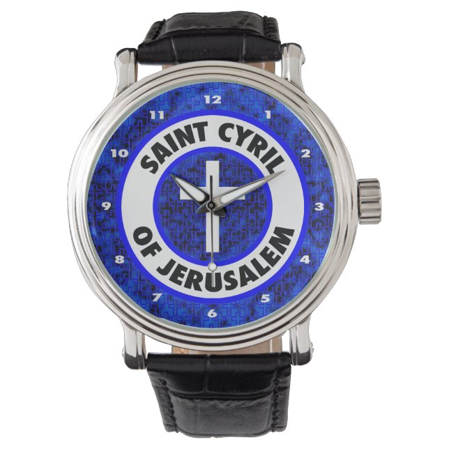 Relógio De Pulso Santo Cirilo de Jerusalém (Frente)