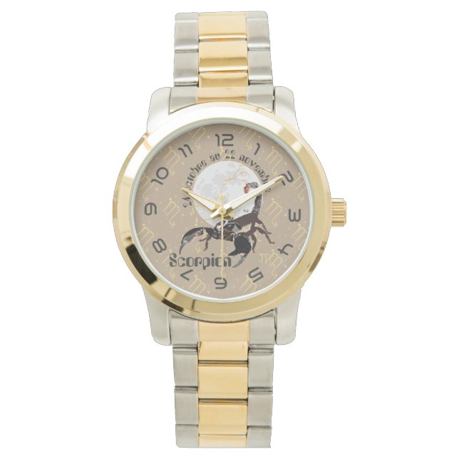 Relógio De Pulso Scorpion 24 22 Montre octobre au novembre (Frente)