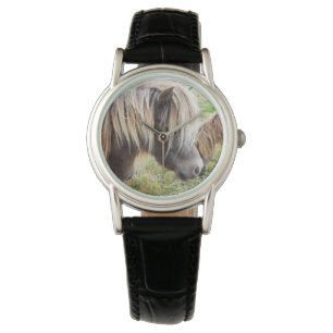 Relógio De Pulso Shetland Pony, Mau, Dia do Cabelo, Senhoras do Cou