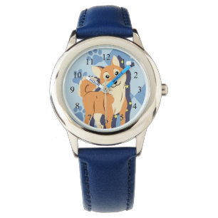 Relógio De Pulso Shiba pensativo Inu