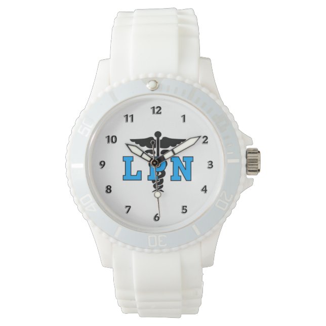 Relógio De Pulso Símbolo médico LPN (Frente)