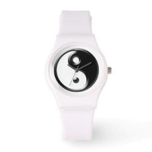 Relógio De Pulso Símbolo preto de Yin Yang