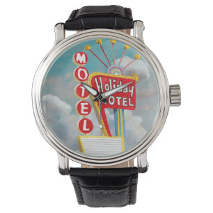 Relógio De Pulso Sinal de Motel de Feriado