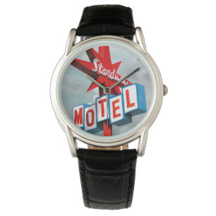 Relógio De Pulso Sinal de Motel Stardust