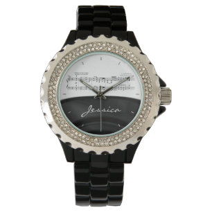 Relógio De Pulso Sinfonia de Beethoven nº 9 (Preto)