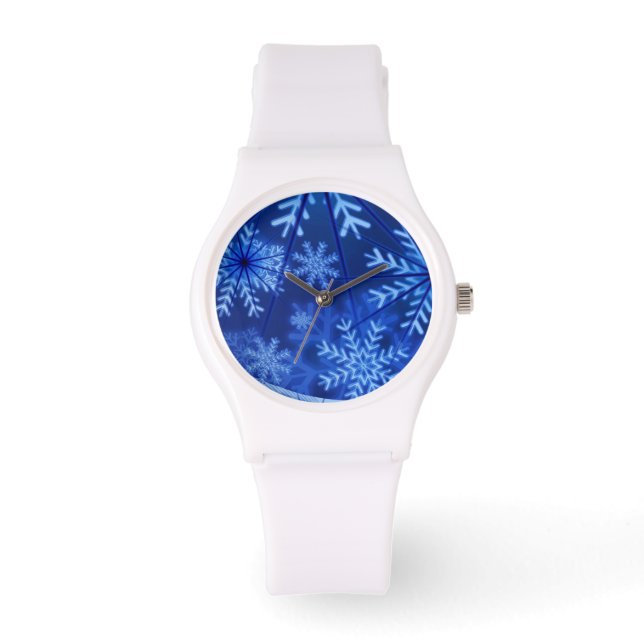 Relógio De Pulso Snowflakes Watch (Frente)