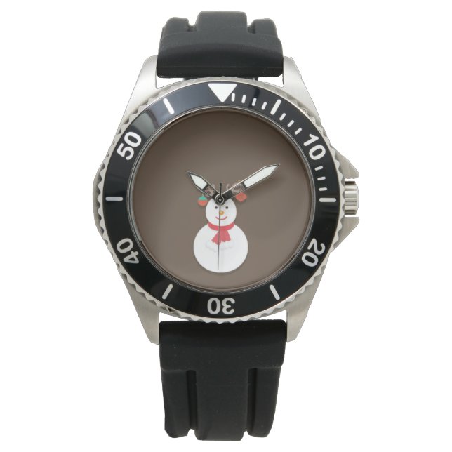 Relógio De Pulso Snowman Watch (Frente)