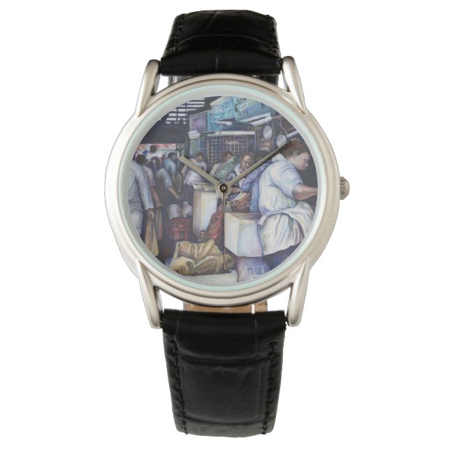 Relógio De Pulso Sopa de Cabeça de Peixe, Singapura (Frente)