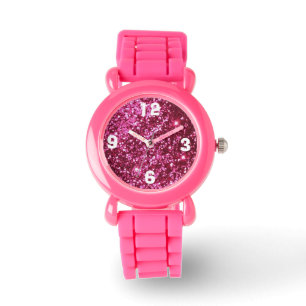 Relógio De Pulso Sparkle Pink Watch