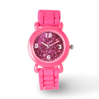 Relógio De Pulso Sparkle Pink Watch