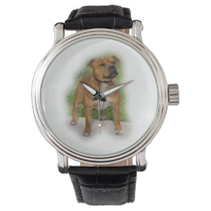 Relógio De Pulso Staffordshire bull terrier full.png