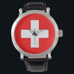 Relógio De Pulso Suiça<br><div class="desc">sinalizador de suiça</div>