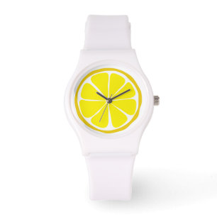 Relógio De Pulso Summer Citrus Lemon Watch