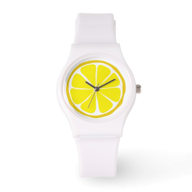 Relógio De Pulso Summer Citrus Lemon Watch (Frente)
