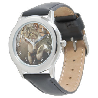Relógio De Pulso Tabby Cat Wrist Watch