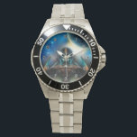 Relógio De Pulso Tamalin 5 Science Fiction Trabalho de arte Wrist W<br><div class="desc">Santuário Tamalin 5 Do Eplidiano Flutuante No Vento Galáctico Entre A Nebulosa Do Ciphidian E Da Osmision. Um Edifício Antigo O Emana O Poder Das Estrelas E A Tranquilidade Da Água Estática Refletindo A Luz Da Galáxia. Tamalin 5 É Uma Das Maiores Estruturas Espaciais Já Construídas E, Ao Contrário De...</div>