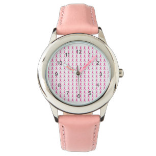 Relógio De Pulso Tela de Fitas Rosa