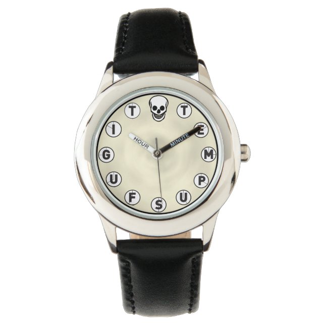 Relógio De Pulso Tempus Fugit 2 (Frente)