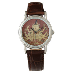 Relógio De Pulso Thangka tibetano de Guhyasamaja Akshobhyavajra