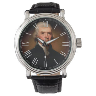 Relógio De Pulso Thomas Jefferson Presidente Vintage Watch