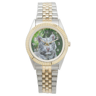 Relógio De Pulso Tigre Branco