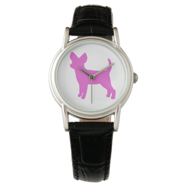 Relógio De Pulso Tinta Chihuahua Watch (Frente)