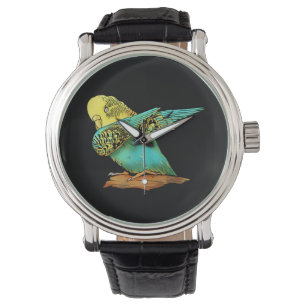 Relógio De Pulso Toque ligeiro do Budgerigar de Budgie