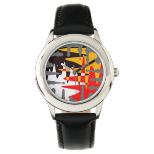 Relógio De Pulso Tribal Watch Espiritual 4 Nações Unidas Art Wris